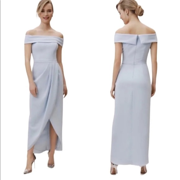 BHLDN Thompson Light Blue Formal Bridal Dress - ANTHROPOLOGIE - Picture 4 of 4